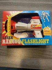 Vintage Laser Ray Gun Flashlight Tim Me Toys