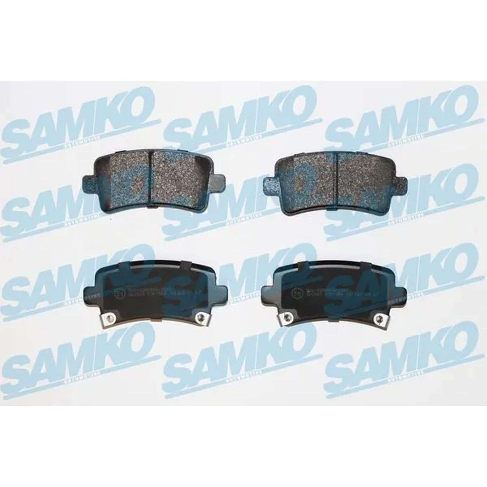 1x ORIGINAL® SAMKO Bremsbelagsatz, Scheibenbremse Hinten für Opel INSIGNIA A