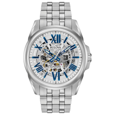 Bulova Classic 96A187 Silver Dial Automatic Men's Watch
