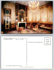 Vizcaya Dade County Art Museum Miami FL Postcard