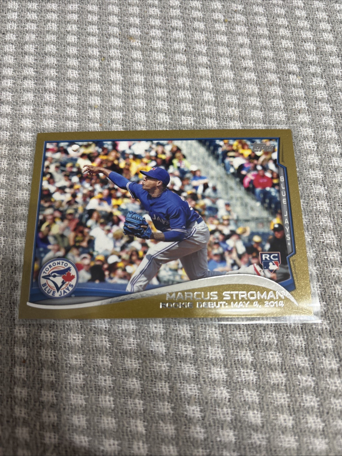 2014 Topps Update Series - Rookie Debut Marcus Stroman #US-35 Gold /2014 (RC)