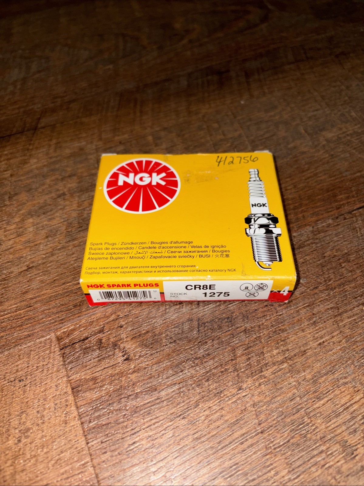 Spark Plug-Standard NGK CR8E 1275 - 4 Pack -New