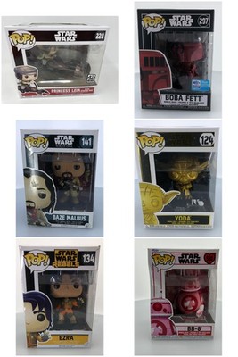 Funko Pop! Lot of 6 Star Wars Gold