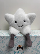 Jellycat Amuseables Cream Star Retired Plush Toy Brand New With Tags+Dust Bag
