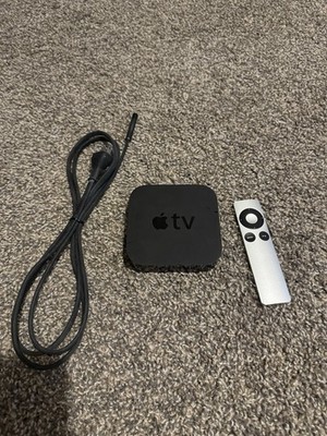 Apple TV A1469 3rd Gen HD Media Streamer w/Power Cord and Remote *Tested*