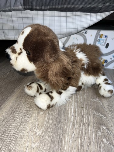 Douglas Cuddle Toys Springer Spaniel “Tick Tock” #1907 Brown White RARE RETIRED