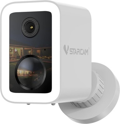 VSTARCAM 2K Security Camera Wireless Outdoor, No-Drill Magnetic & Adhesive Mount