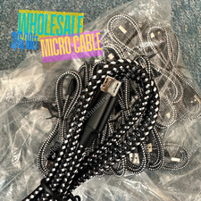 Micro USB to USB A Cable Android Charger Braided Cord For Samsung Google LG LOT