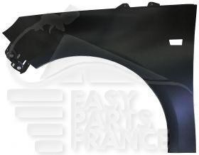Aile avant gauche de rechange Opel Adam 2012 2013 2014 avec trou de feu