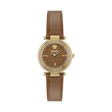Versace Brown Womens Analogue Watch Reve VE8B00124