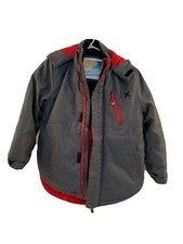 Boys Big Chill Freestyle Gray Winter Coat - Size 10/12