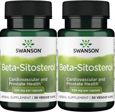 60 VCaps High Potency Beta-Sitosterol Plant Sterols Powerful Prostate Formula