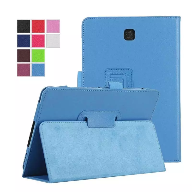 Leather Tablet Stand Flip Cover Case For Samsung Galaxy Tab E 9.6 T560 / T561 - Image 2 of 4