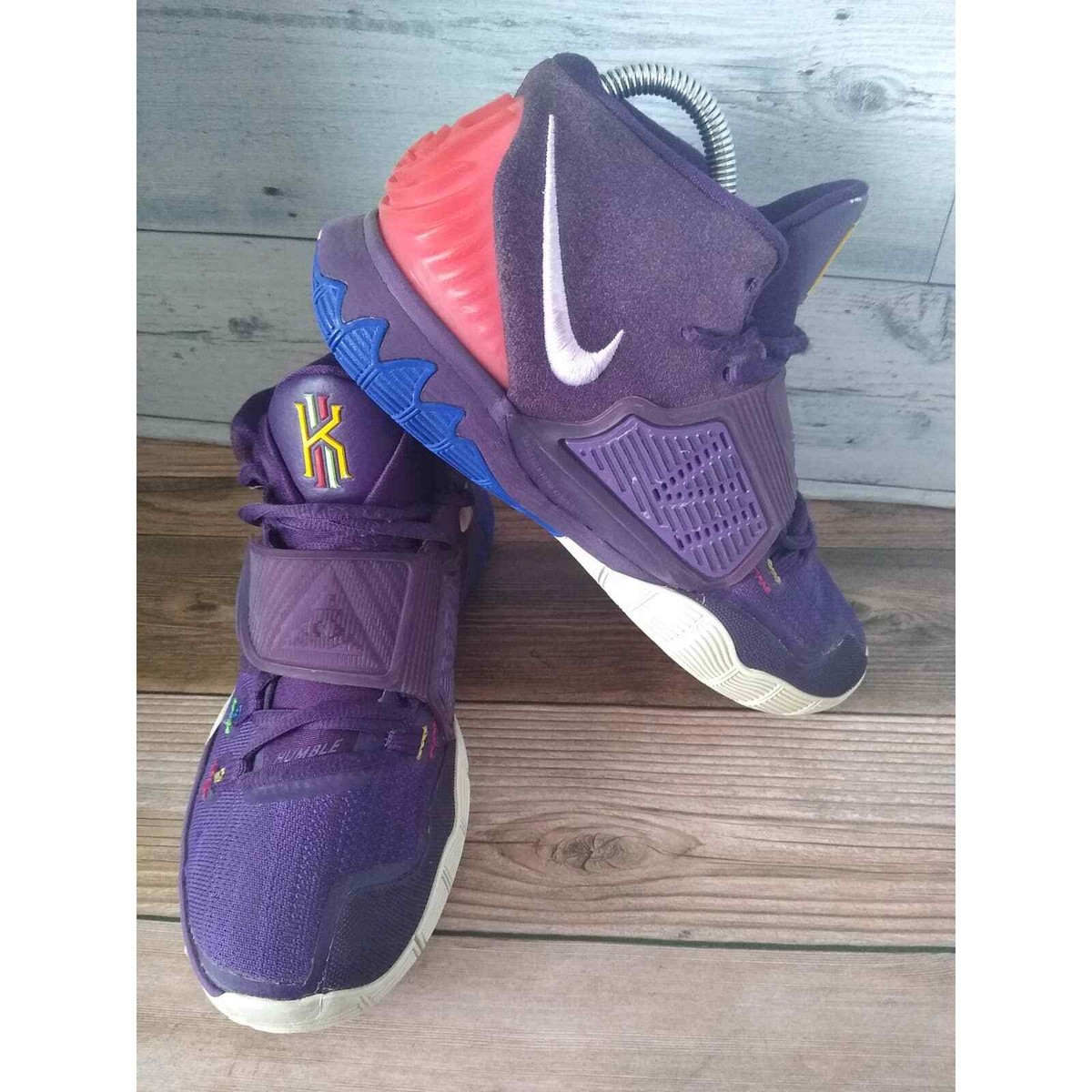 Nike Kyrie 6 Enlightenment Basketball Shoes Purple 5Y | eBay display picture 2