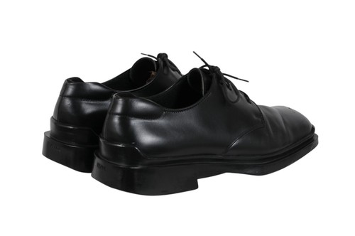 Zapato Oxford de vestir de cuero negro Prada AW99 de colección punta cuadrada con cordones 10,5 Reino Unido 9,5 - Imagen 3 de 13