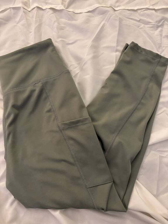 ALTRA Leggings donna Kendall & Kylie verde oliva a vita alta