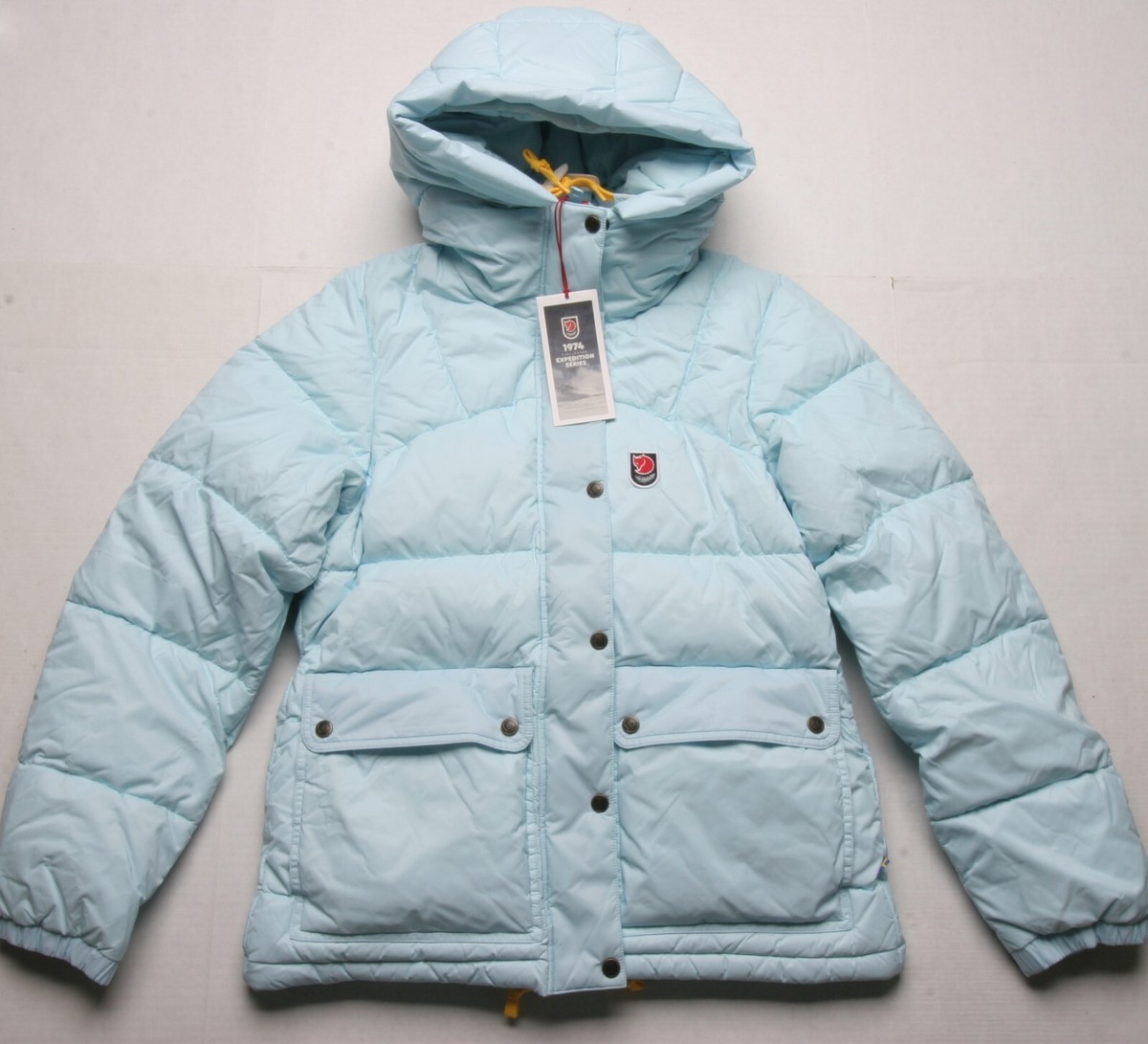 FjallRaven Women Expedition Down Lite Jacket (S) Breeze Blue 89995