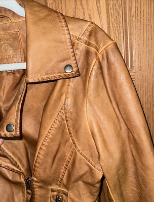 Max Studio Damen Motorradjacke Aus Kunstleder – Mit Moto-Details & Reißverschlüssen