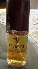 Vintage Gucci Cologne Pour Homme 1 oz 30ml Spray New Free Shipping