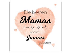 xcm Metallschild Turschild Die Besten Mamas Geburtstagsgeschenk Mama Mutter Ebay