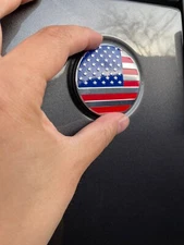 2 (two) WRANGLER JL GLADIATOR USA 4x4 FLAG RATED FENDER EMBLEM BADGE