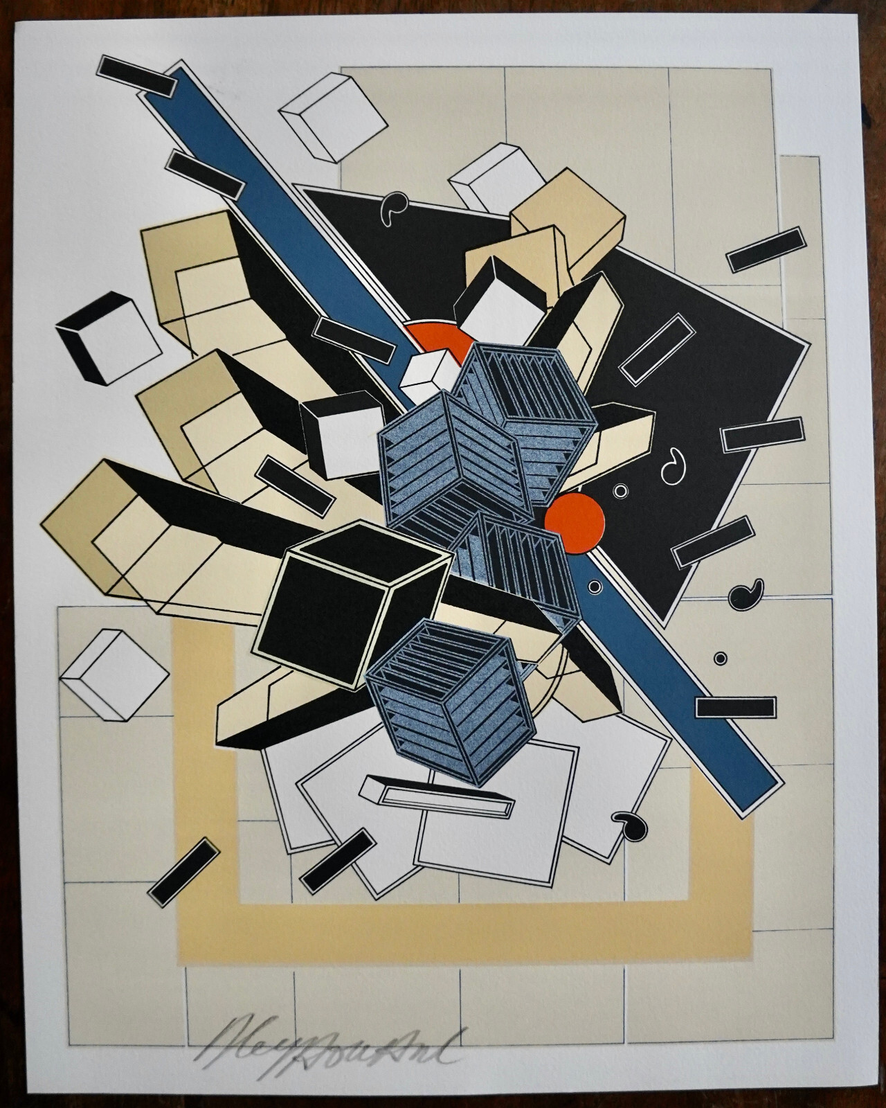 LE YAOUANC, L'EAU, 1978. Litho. originale SIGNEE