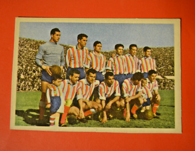 WS-Fußball - Mannschaft Atletico Madrid Spanien mit Vava ungeklebt rare