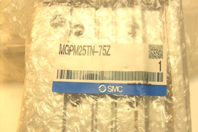  SMC MGPM25TN-75Z  compact, guide, slide brg, 25mm bore, 75mm stroke, NEW