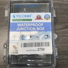 Waterproof Electrical Junction Box IP67 ABS Plastic Enclosure with Hinged Cover