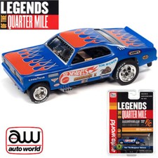 NEW Auto World 4Gear Hot Wheels Tom Mongoose McEwen's 72 Plymouth Duster HO