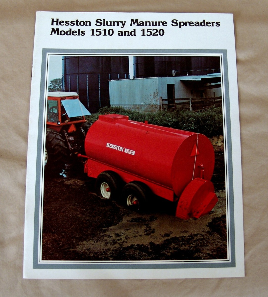 Vintage Hesston Corporation 1510 & 1520 Slurry Spreaders Brochure
