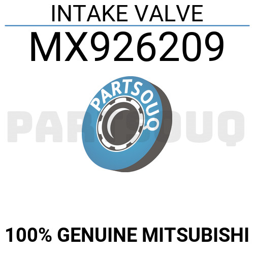 MX926209 Genuine Mitsubishi INTAKE VALVE | eBay