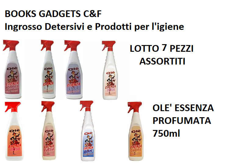 Kit Professionale Olè Essenza 7x750ml: Igiene e Profumazione 5in1