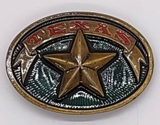 Vintage Texas Lone Star Belt Buckle