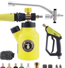 Foam Cannon with Pressure Washer Gun, Car Wash Kit, Pressure Washer Car Wash...