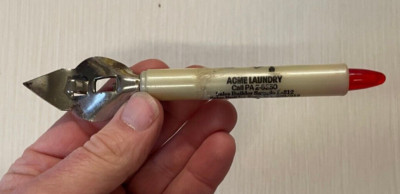 Vintage Acme Laundry Sales Builder Sample Bottle Opener PA 2-5250 Collectible