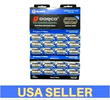 DOUBLE EDGE SAFETY RAZOR SHAVING BLADES 100 PIECES
