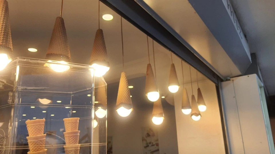 BUY 12 PAY 10 Handmade ceramic ice cream  lamp fixture - Image 3 of 4