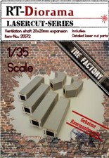 Ventilation Shaft 20x20mm Expansion Ventilation Shaft 20x20mm 1:35 Kit