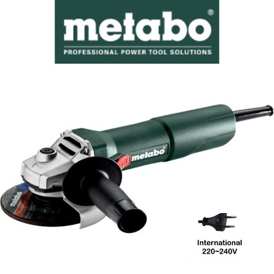 Genuine Metabo W750-100 4 inch corded angle Grinder/Slide switch[for 220~240V]