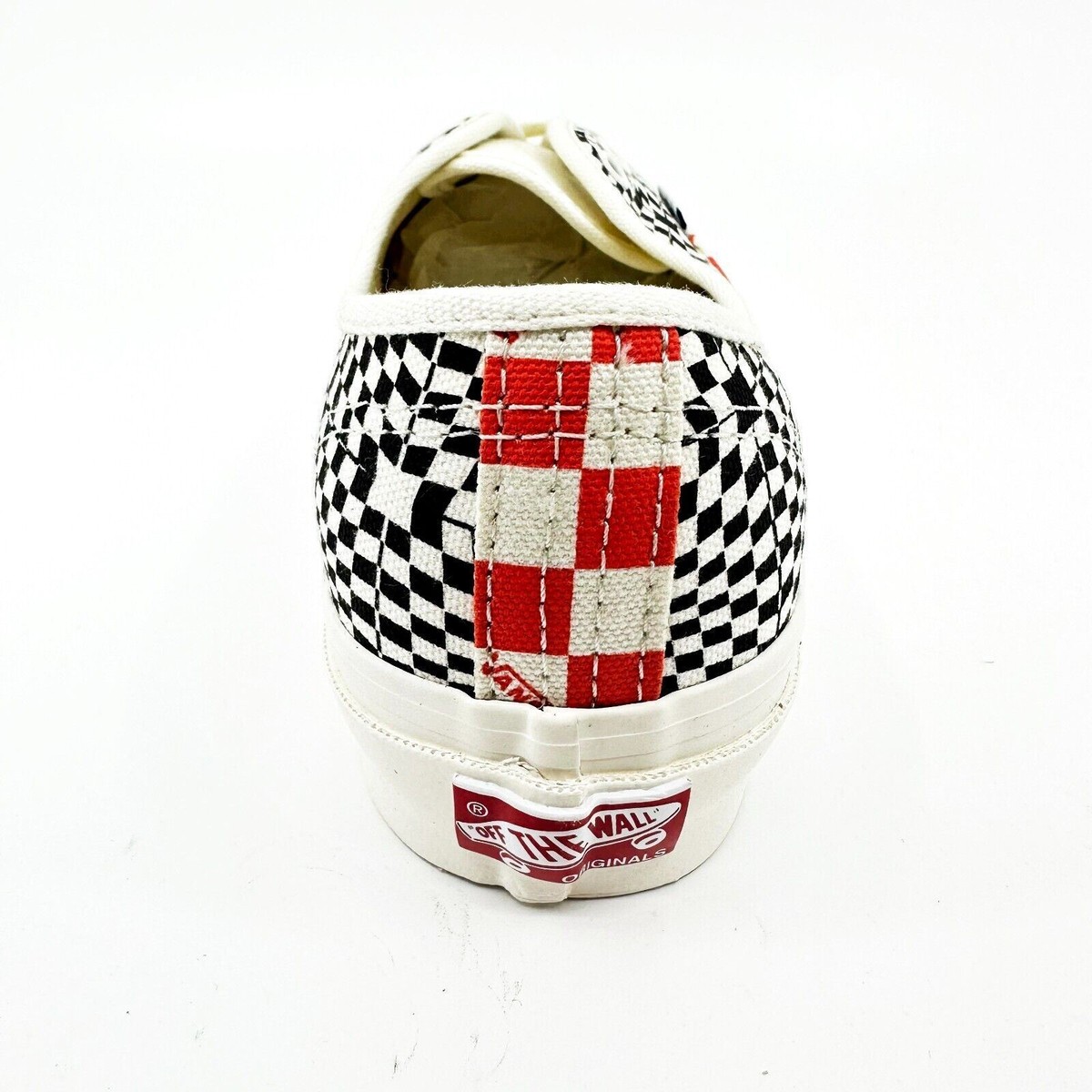 Vans Vault OG Authentic LX (Canvas) Logo Checkerboard Flame