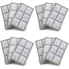 Premium Platinum Charcoal Water Filters for Drinkwell Pet Fountain pack of 12
