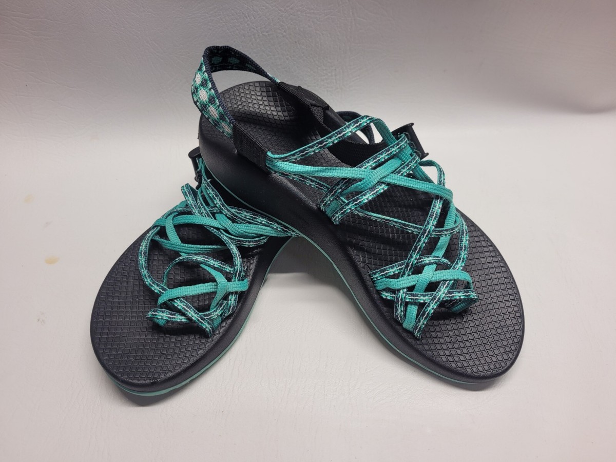 チャコ Chaco ZX/3 Classic Sport Sandals Women Shoe 9 Aqua Green