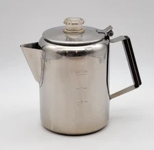 Percolator Coffee Pot Maker 9 Cups Unbranded Vintage Camping Hunting Outdoors
