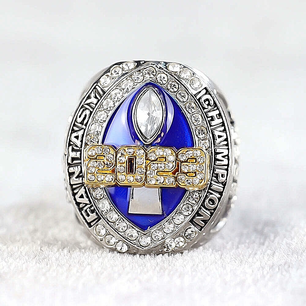 2023 Fantasy Football League Champion FFL Ring Trophy Winner Souvenir Fan Rings