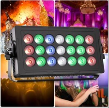 UKING 21LEDs RGBW Wall Washer DMX DJ Strobe Party 4in1 Stage Light Floodlight
