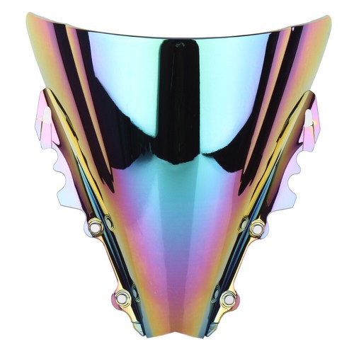 Deep-Iridium Double Bubble Windshield Screen Shield For Yamaha YZF R6 2006-2007