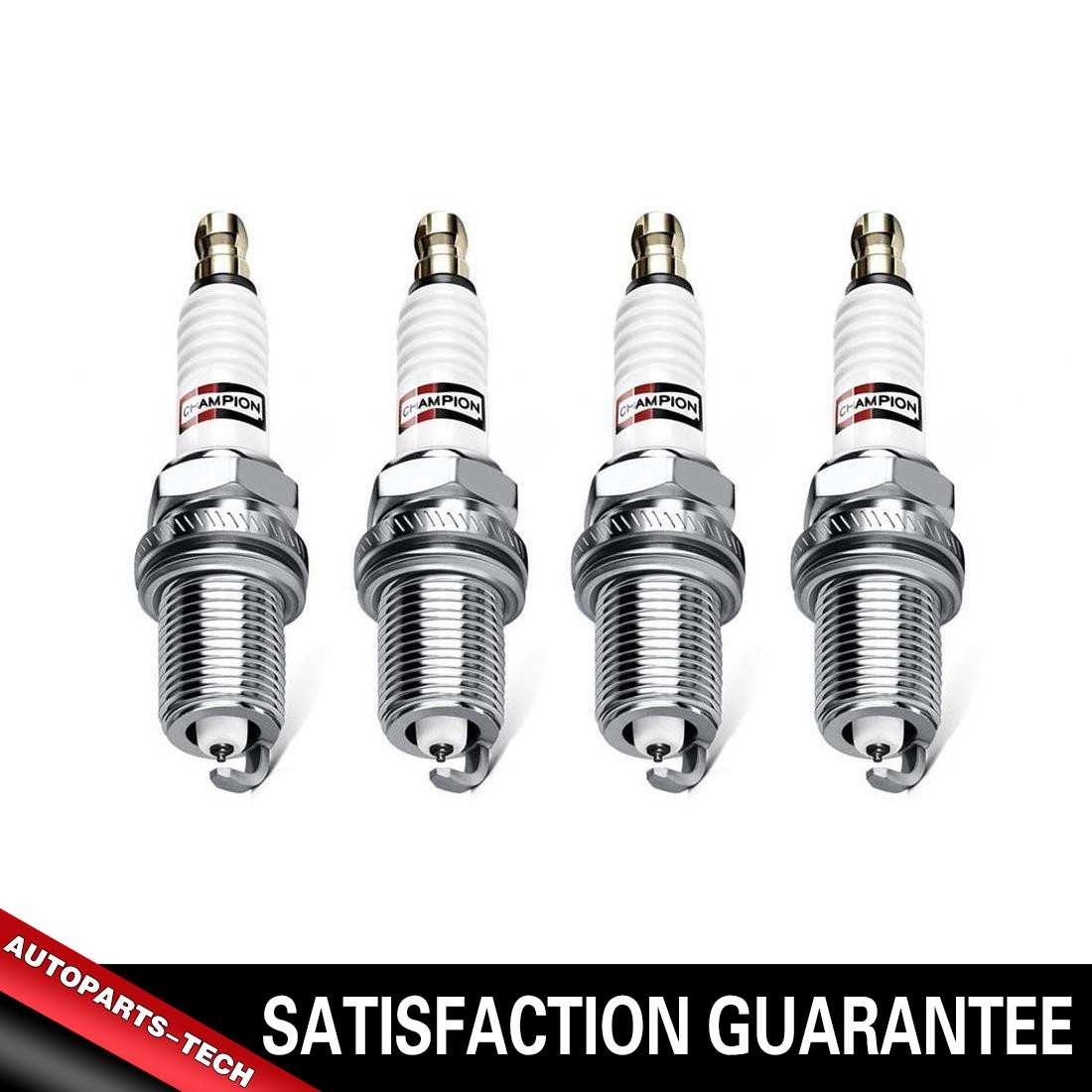 Champion Iridium 4pcs Spark Plug For 2013-2015 Chevrolet Spark l4 1.2L FWD HY08