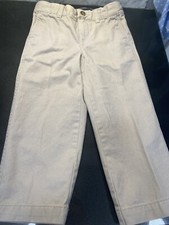 Tommy Hilfiger Boys 4 Flat Front Chino style pants. Hidden Adjustable Waist