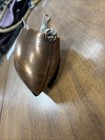 Unique Old Handmade Folk Art Brass Copper Metal Pouch Bag 3” — photo 4